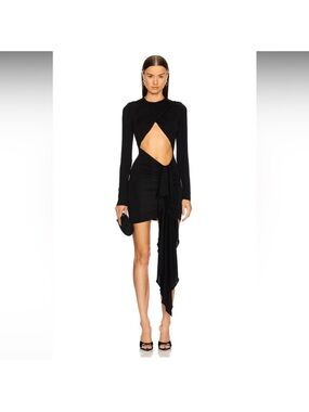 x REVOLVE Isabella Mini Dress in Black
Michael Costello XS
